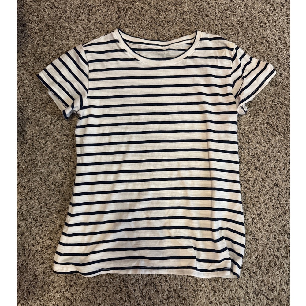 Lauren Conrad Striped Tee T-Shirt Women's Size S Short Sleeve Casual Top